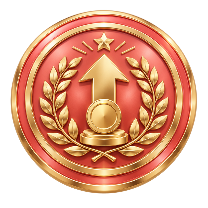 ₹1 Lakh Champion Award badge